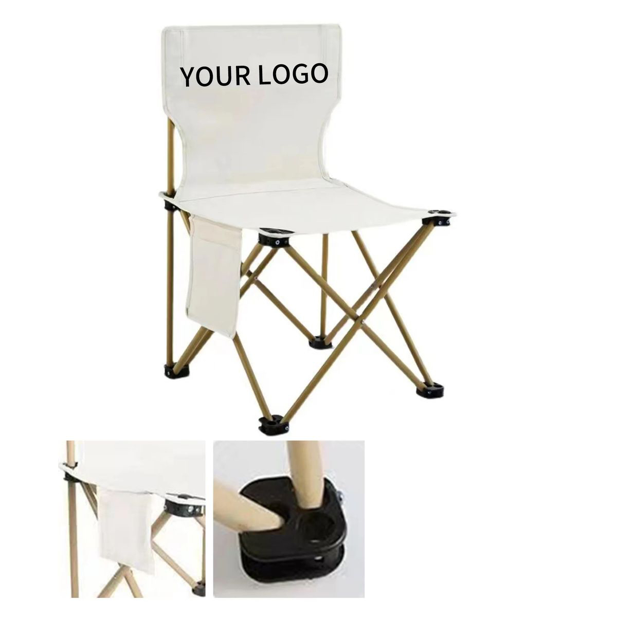 600D Oxford Folding Chair with Stainless Steel Frame 3