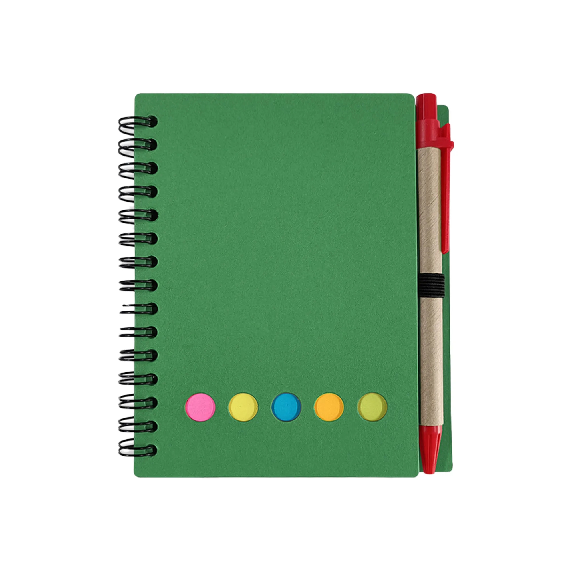 Spiral Notebook with Sticky Notes 5