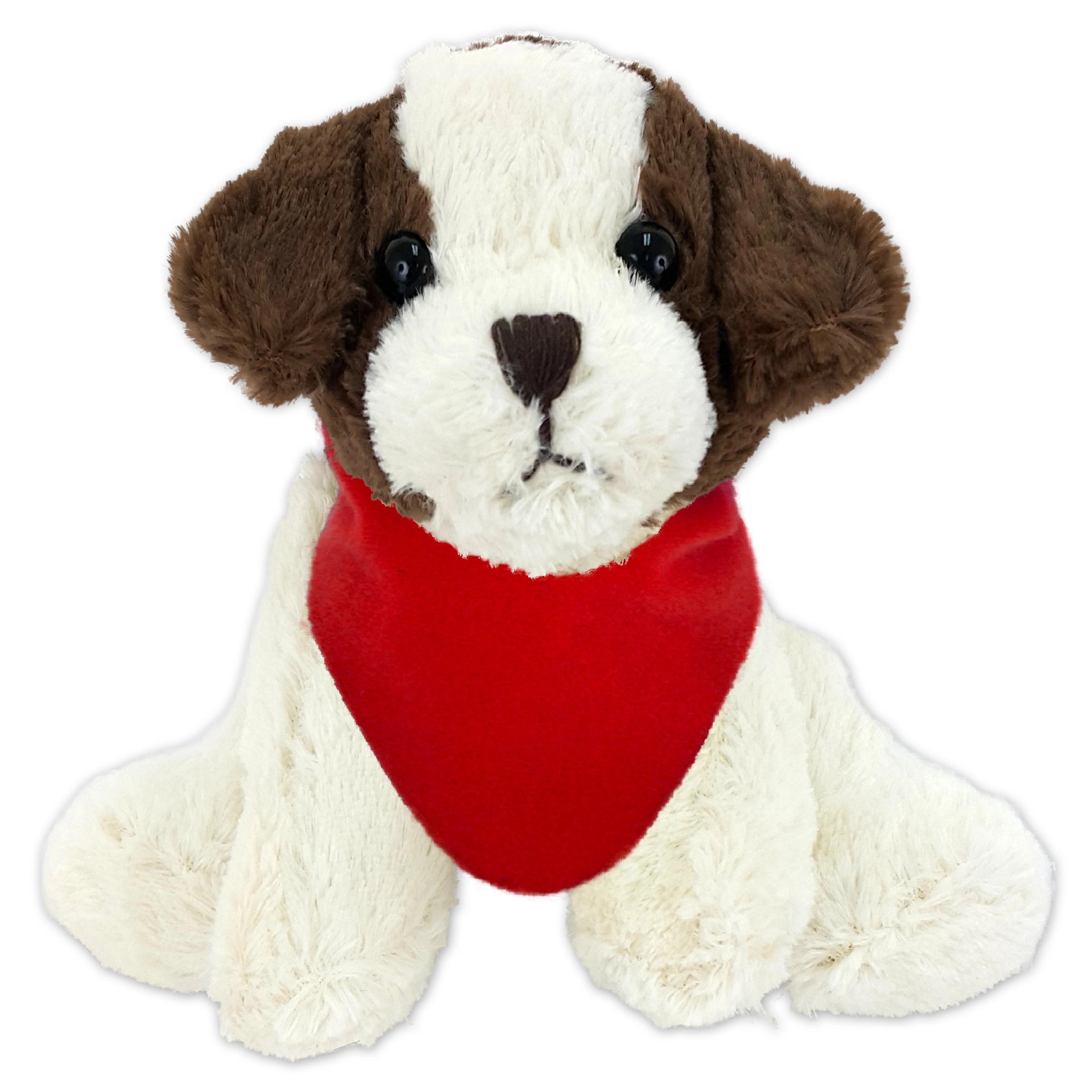 6" Floppy Dogs - White & Brown 10