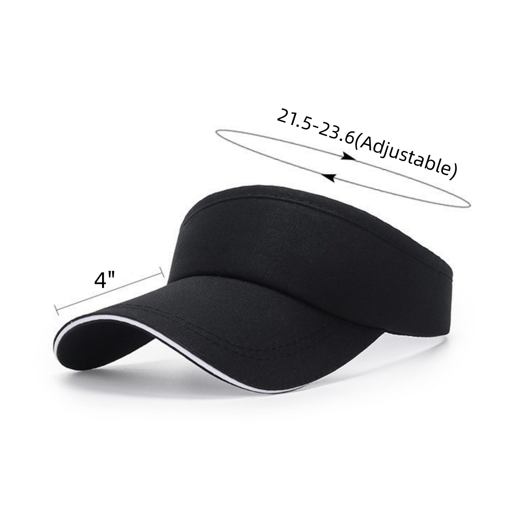 Adjustable Solid Color Sun Cap 2