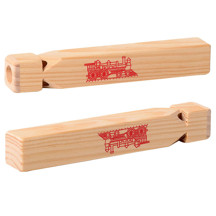Wooden Train Whistle 4 Tone for Party Game or Educational 2