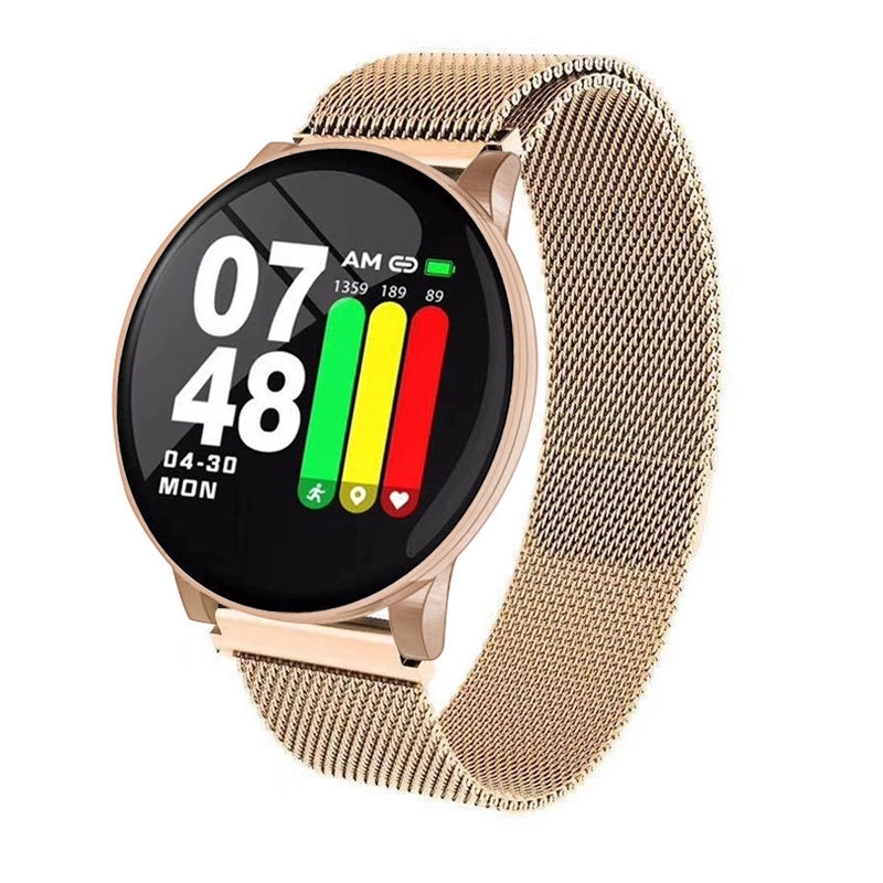 W8 Smart Watch Bracelet with Metal Strap 1