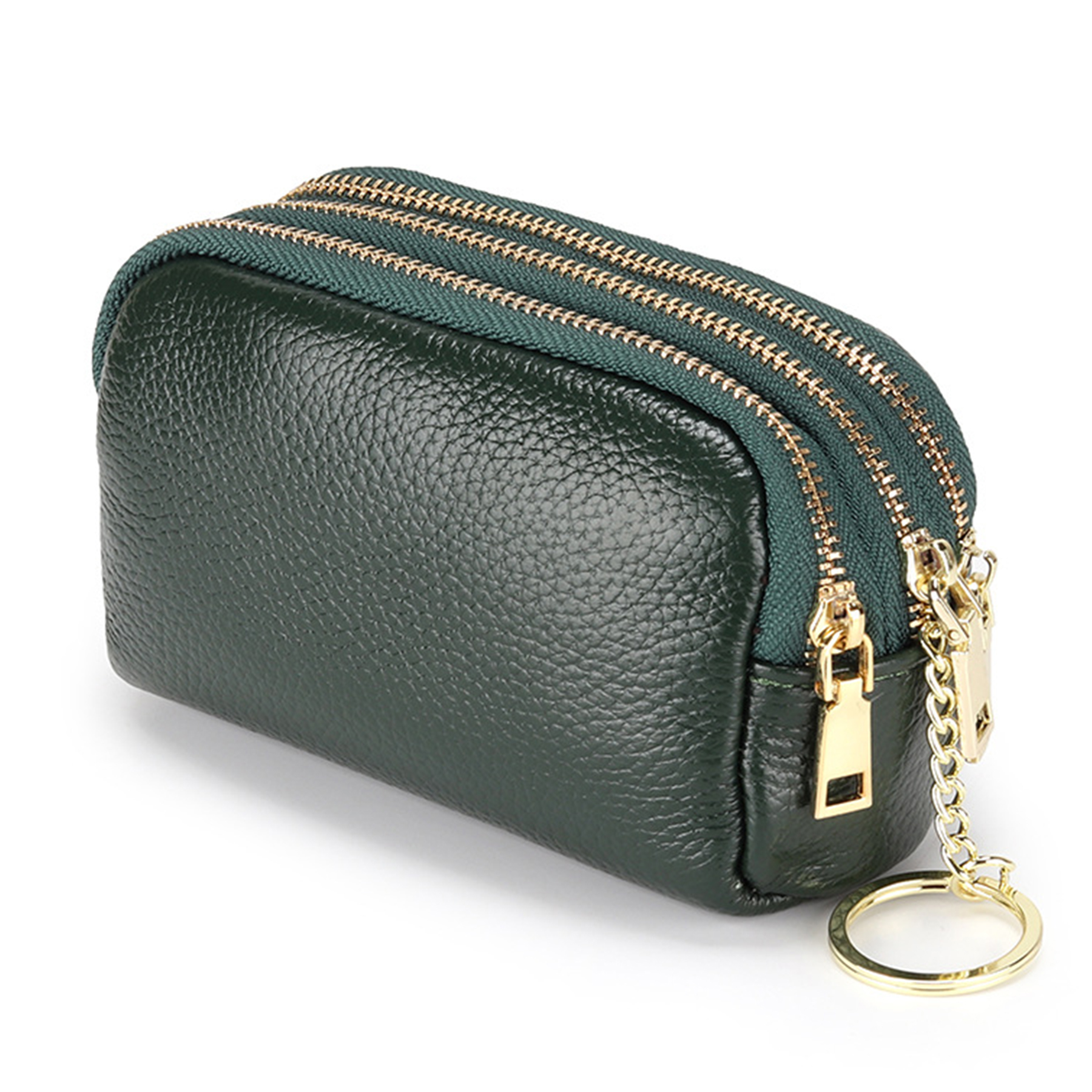 Genuine Leather Small multi-function key coin purse 3