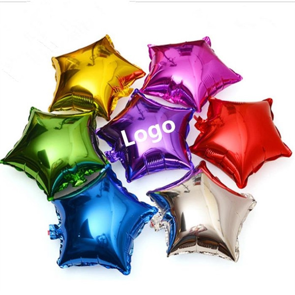 18 Inches Aluminum Foil Star Shaped Balloons 2