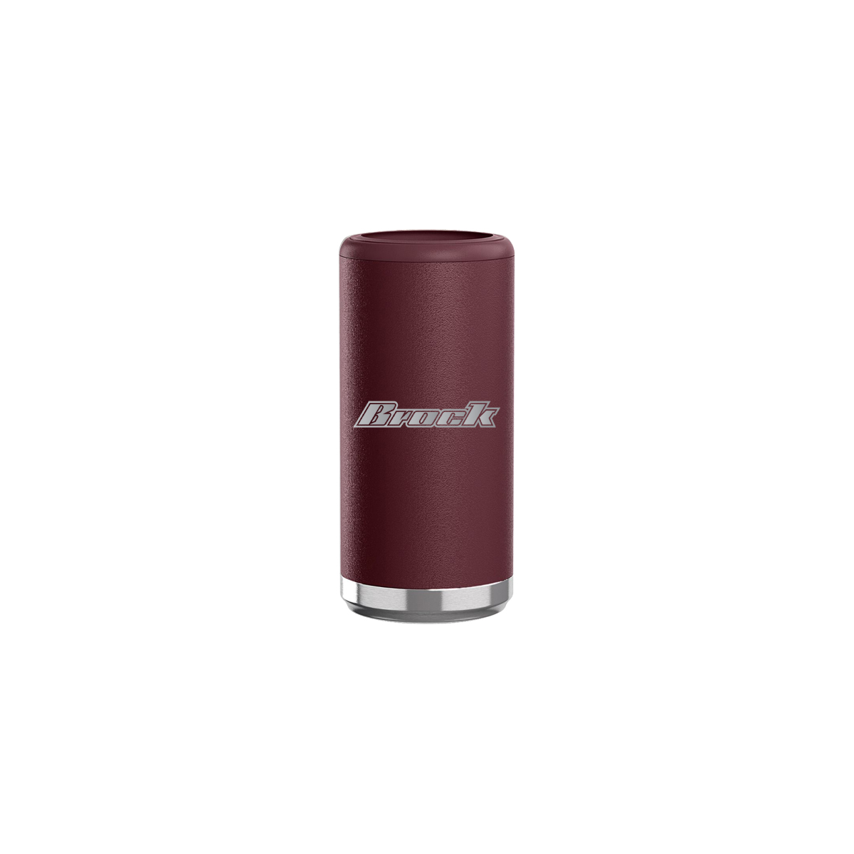 12 Oz. Matte Rosewood Maars Stainless Steel Skinny Can Cooler