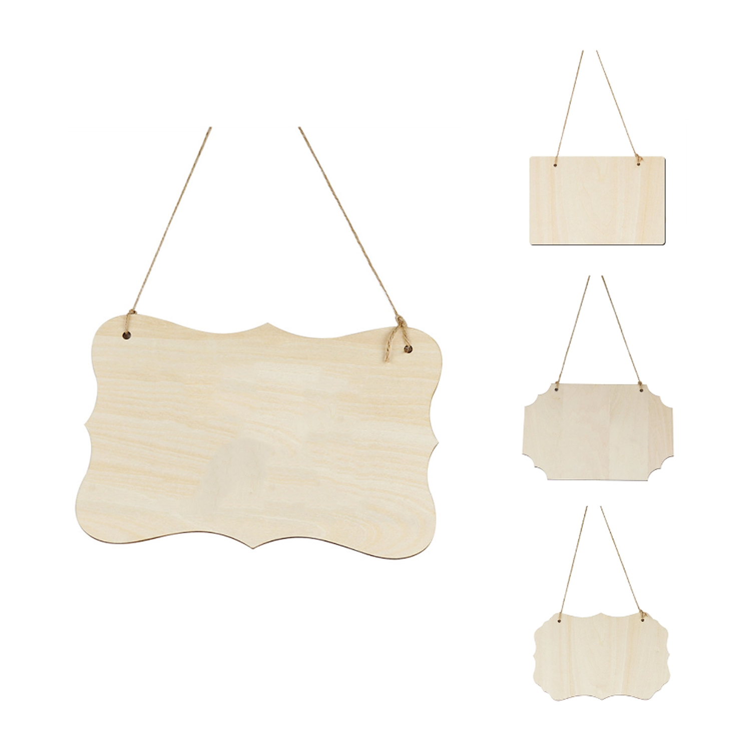 Customizable Wooden Hanging Sign 6