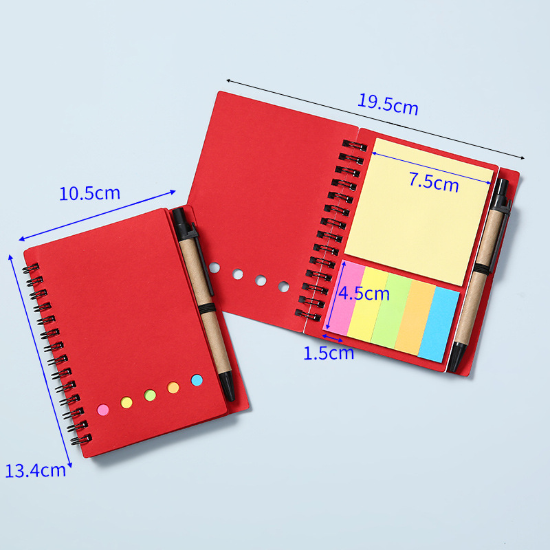 Mini Notebook W/ Pens & Sticky Notes 4