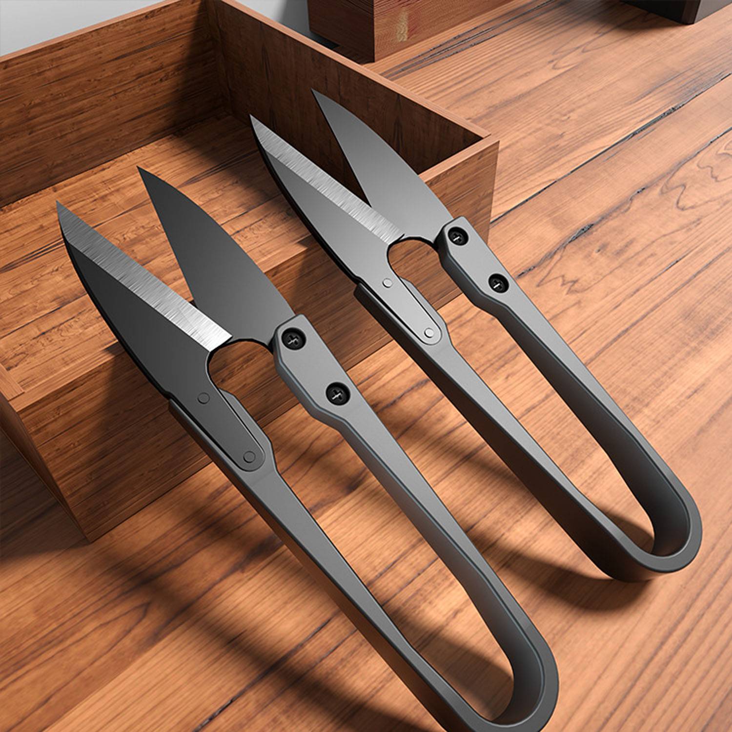 Carbon Steel Sewing Scissors Clipper Stitching Snip 3