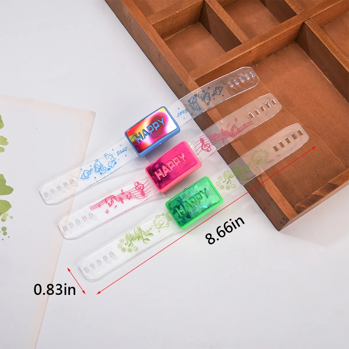 Colorful Luminous Wristband Bracelet Party Gift Toy 5