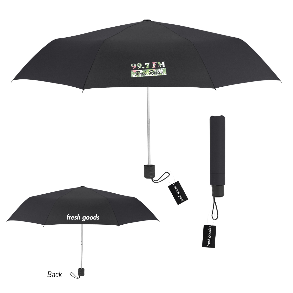 Fresh Goods 42" Arc Budget Telescopic Umbrella 6