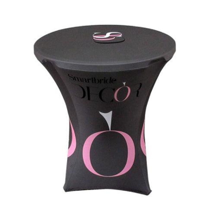 Premium Round Stretch Table Cover (Dye Sublimated) 48" x 30''