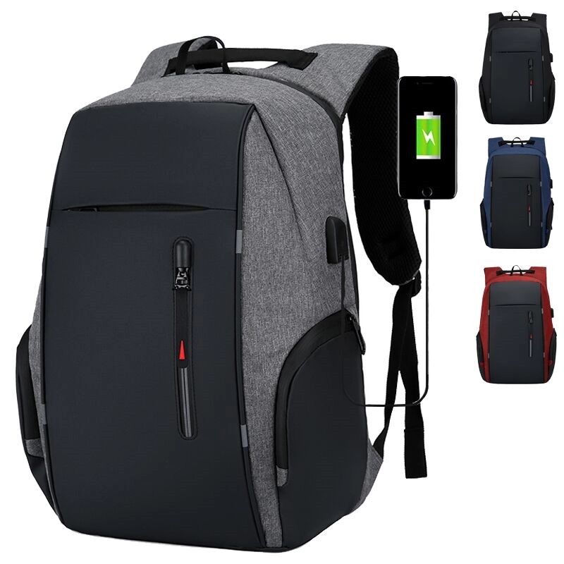 Oxford Laptop Backpack W/ Usb Charging Port 2