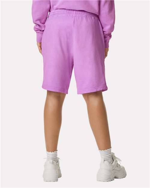 Unisex Garment-Dyed Lightweight Fleece Sweat Shorts - 1468 2