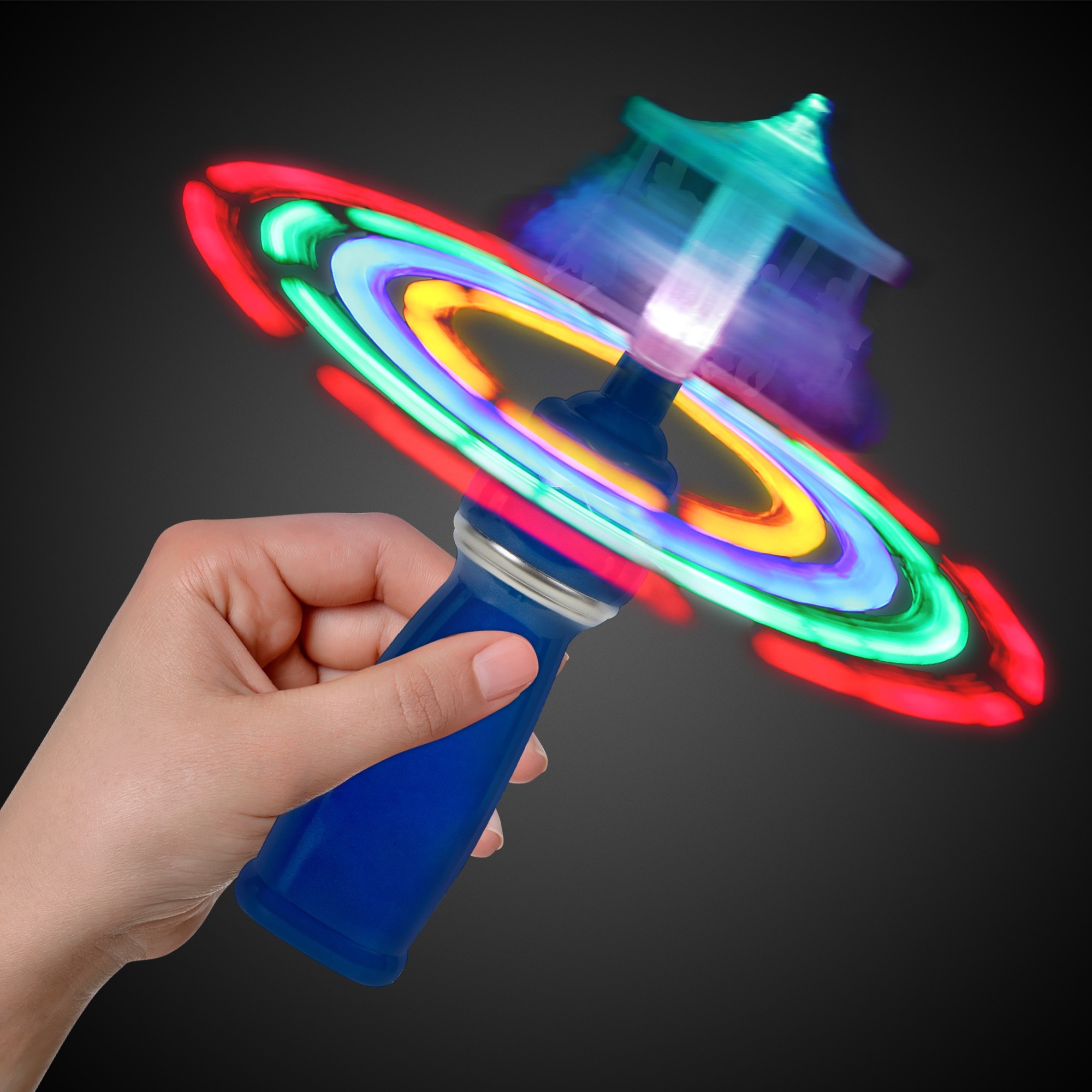 LED Merry Go Round Spinner Wand 2