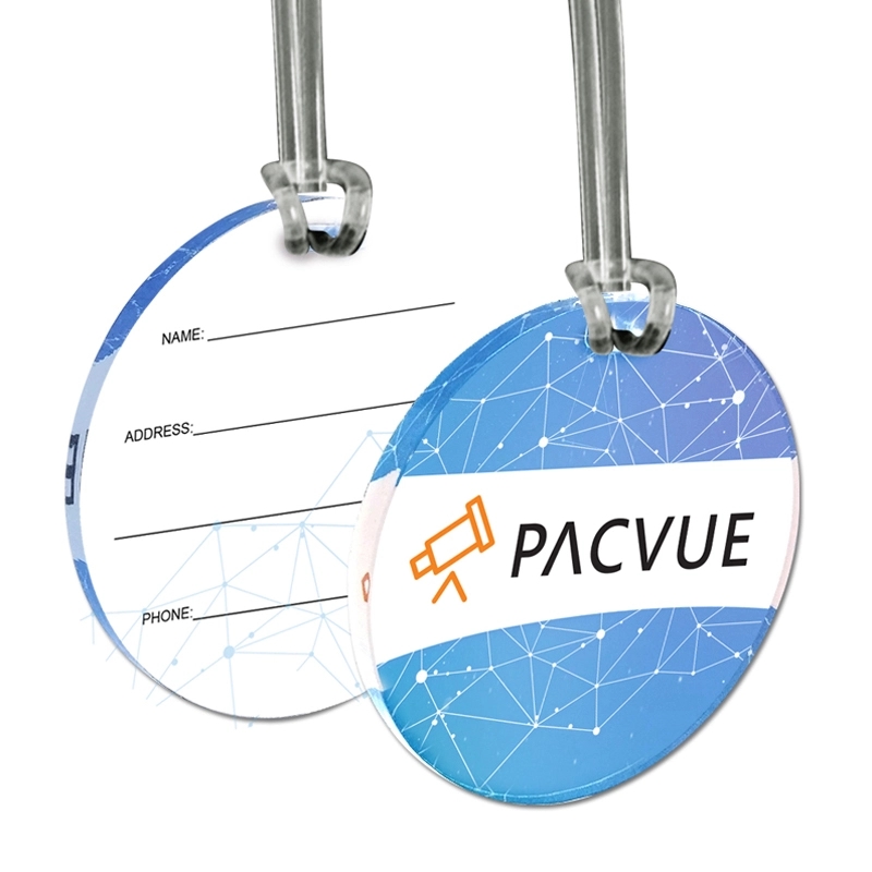 Custom 1/4" Acrylic Write-On Luggage Bag Tags 6
