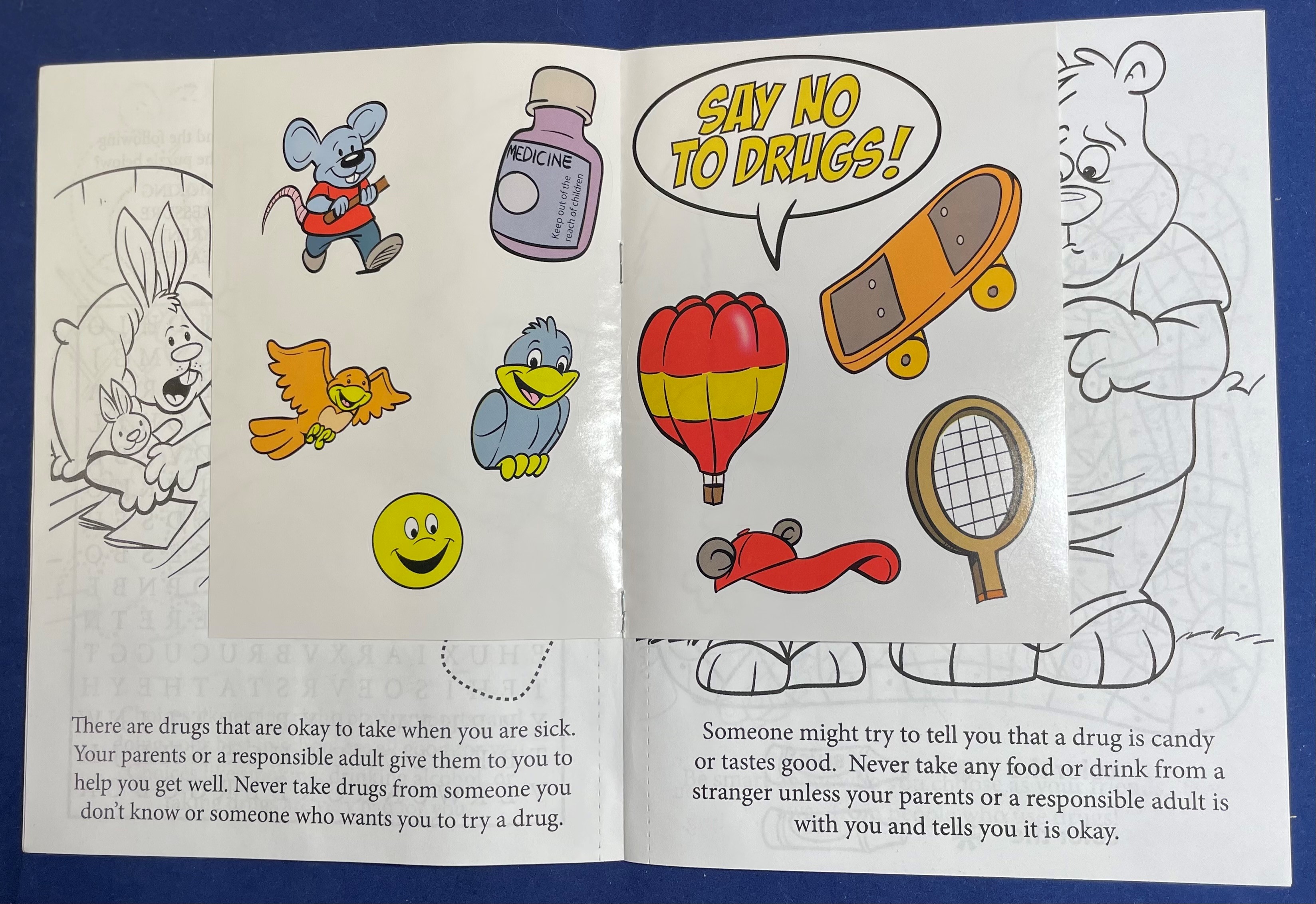 STICKER BOOK - Say "NO" To Drugs Sticker Book 6