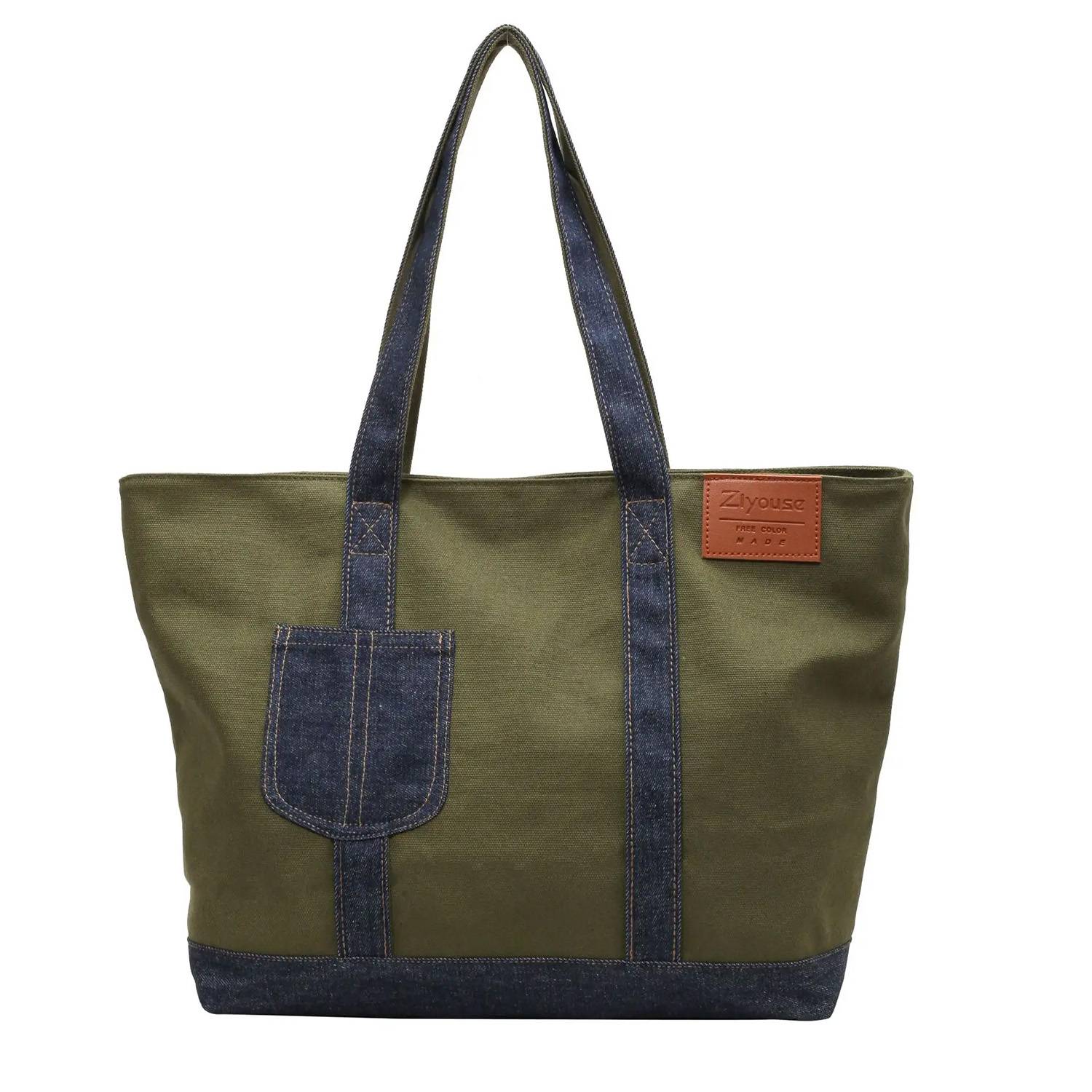 Travel Canvas Tote Bag, custom tote bag with logo imprint 4