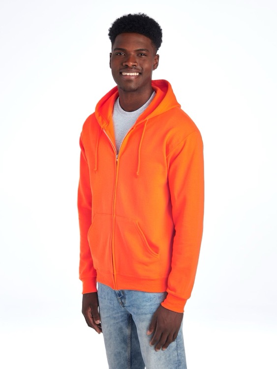 JERZEES NuBlend® Unisex Full-Zip Hooded Sweatshirt, custom hoodie or sweatshirt with logo imprint 31