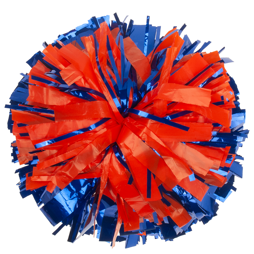 Custom Metallic/Plastic Junior Target Pom with Glitter 2