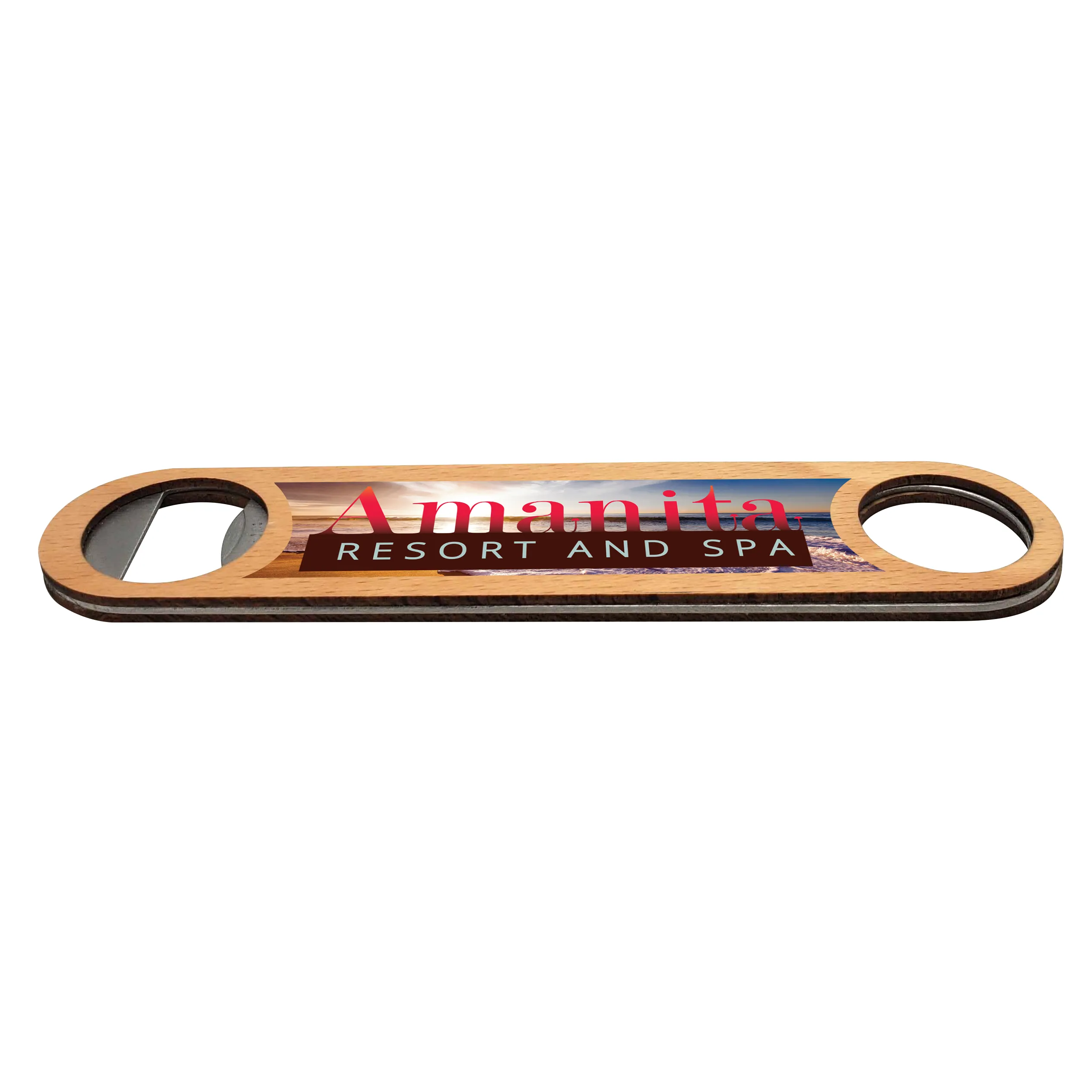Beechwood Bottle Opener - Full Color Graphic 4