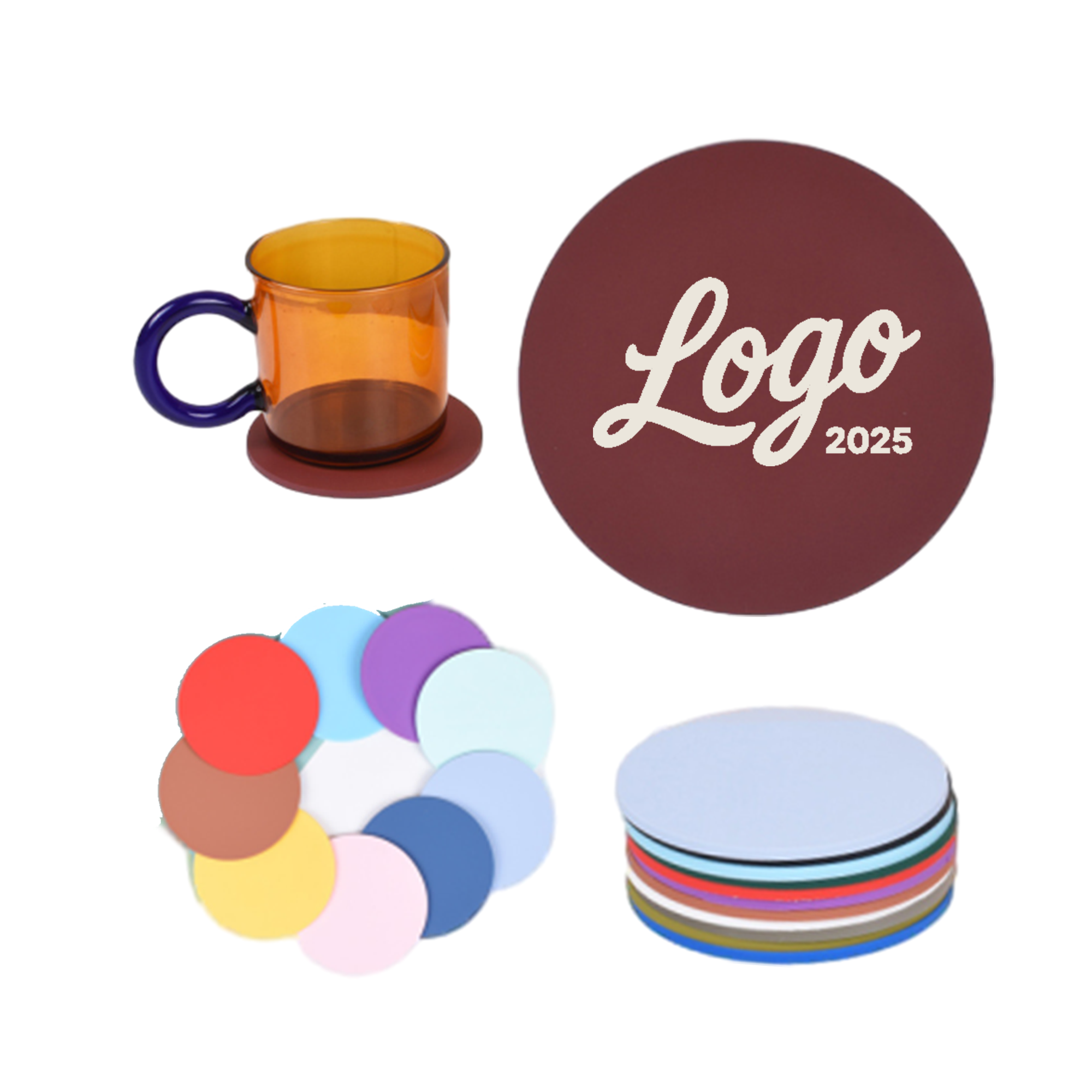 Durable Heat Resistant PVC Coasters 2