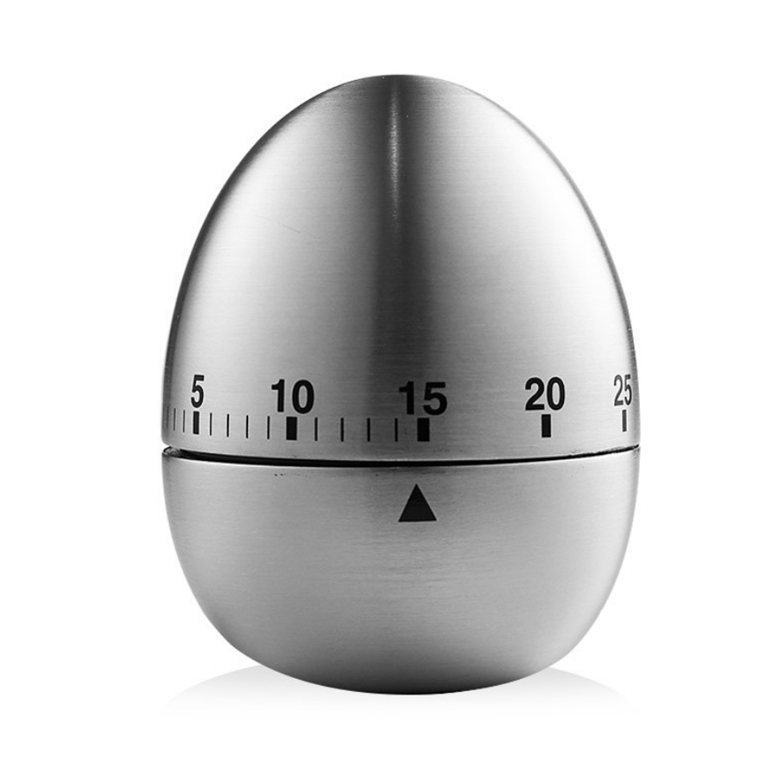 Stainless steel egg shaped kitchen timer 3
