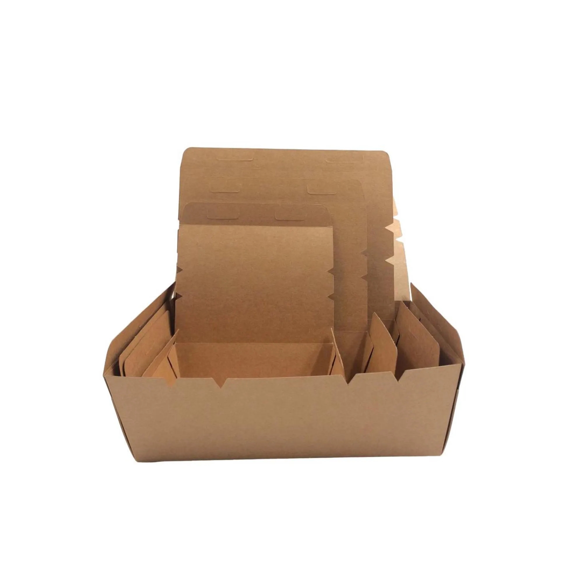 Kraft Paper Restaurant Packaging Box MOQ 5,000PCS 2