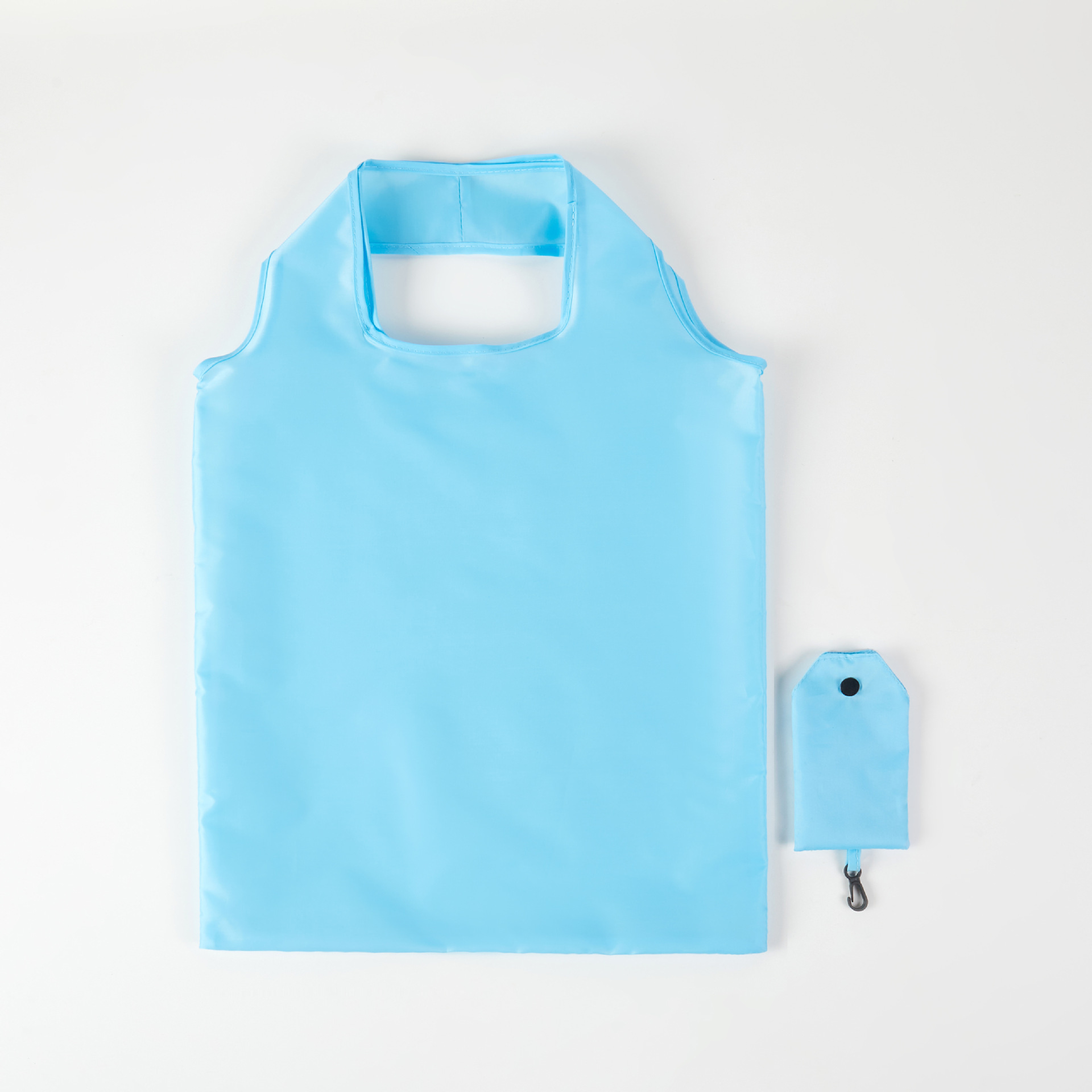 Customized portable folding shopping bag, custom tote bag with logo imprint 5