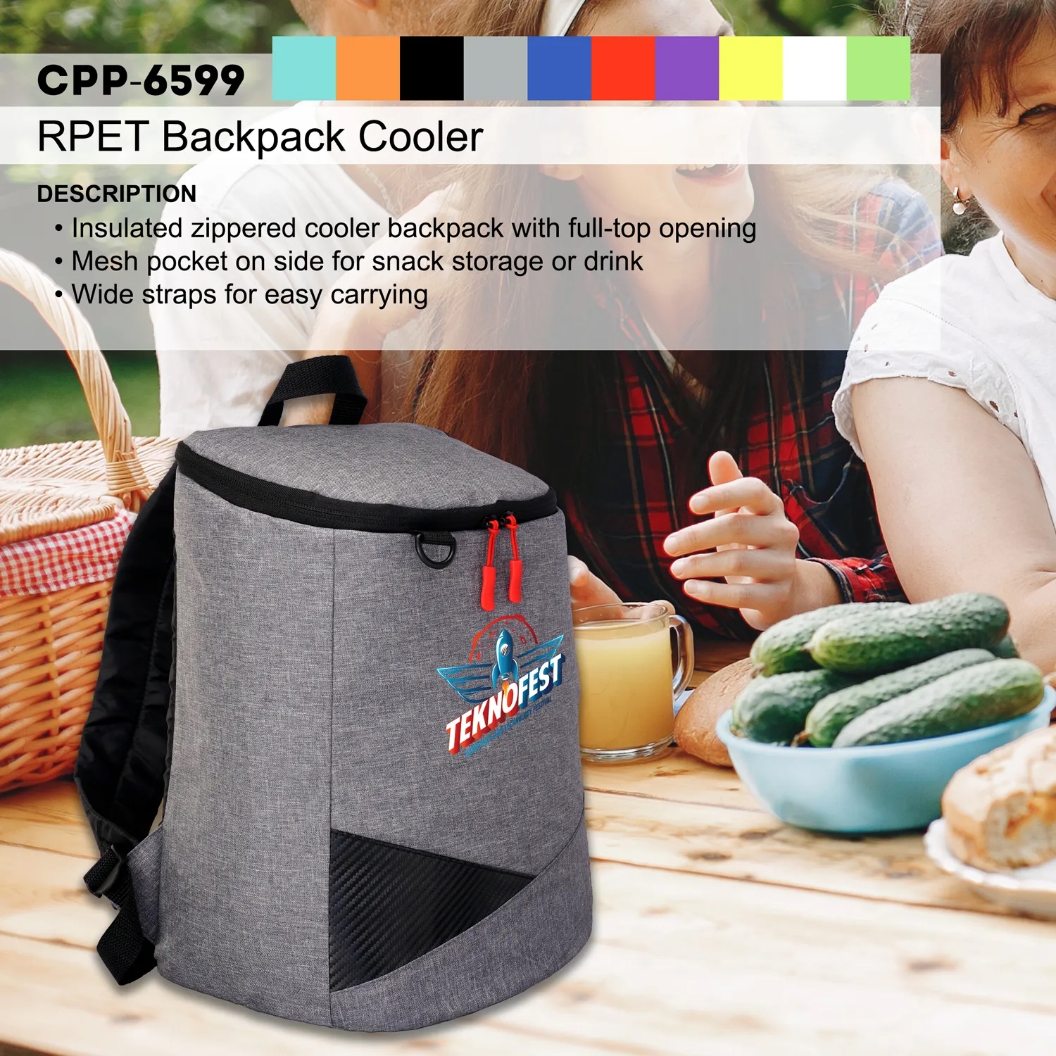Recycled Backpack Cooler 3