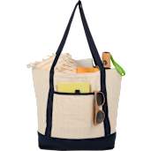 Isle 8oz Organic Cotton Zippered Tote 44