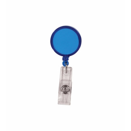 Round Retractable Badge Holder w/ Alligator Clip 9