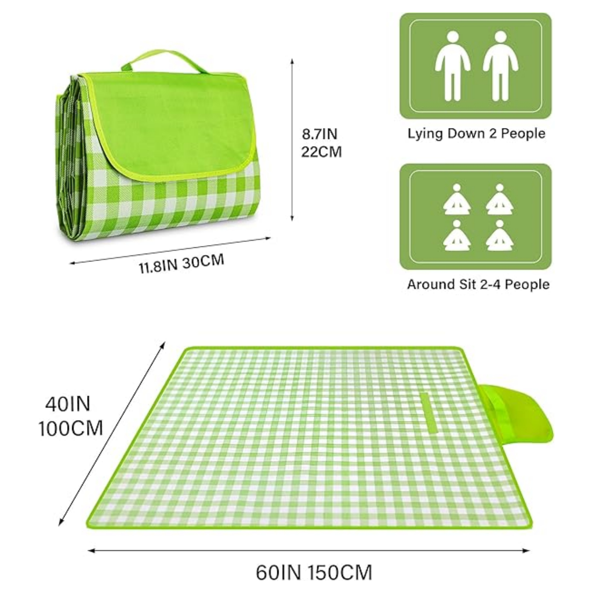 Plaids Picnic Blankets 40"x60" 3