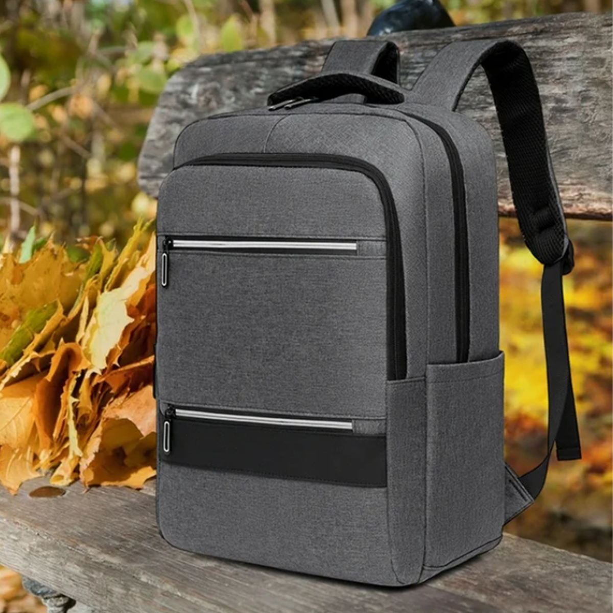40L Durable Business Backpack W/ Zippered Front Pocket 6