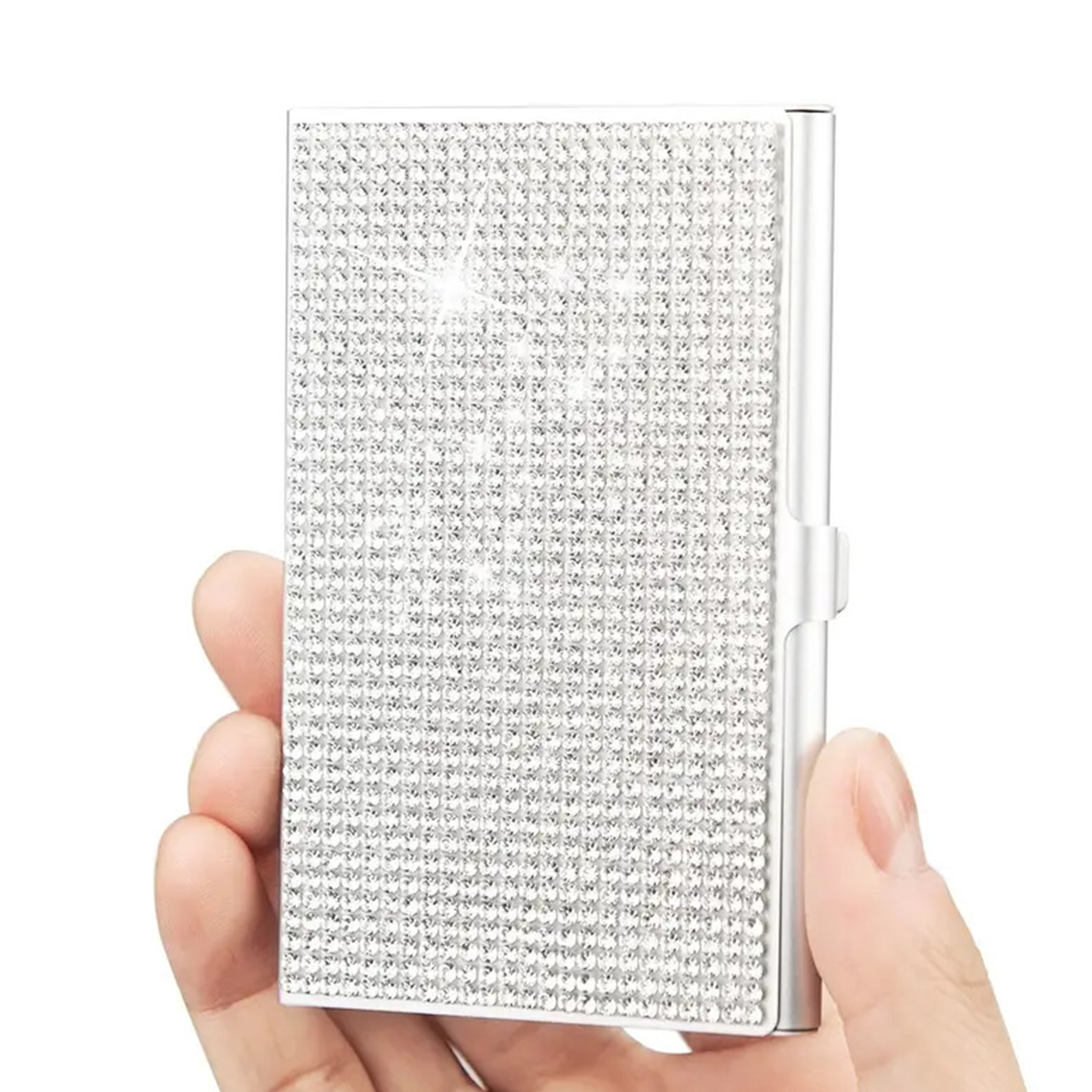 Alloy Rhinestone Business Card Holder 11