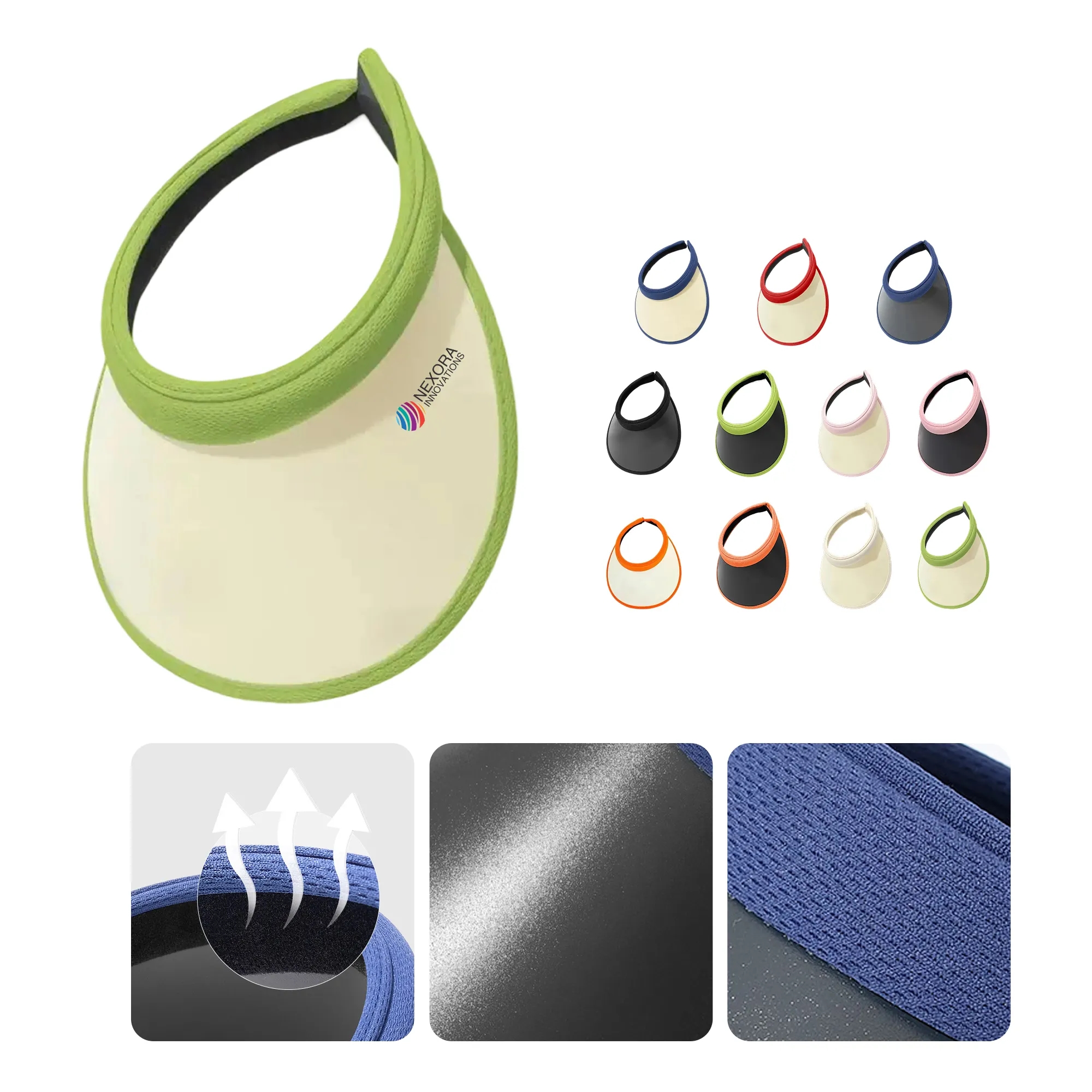 MOQ 50 UV-Protective Visor Hat for Summer Cycling 8