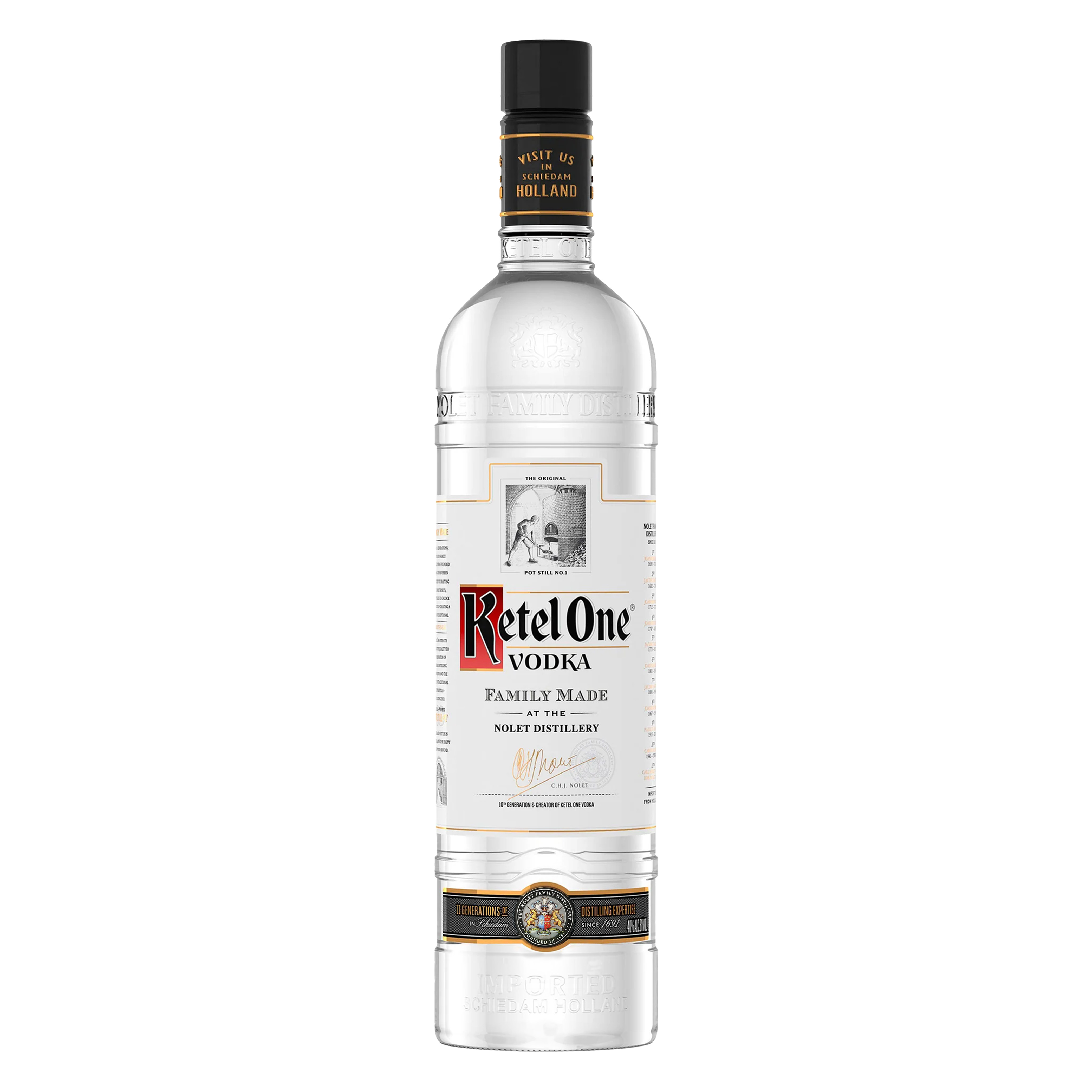Etched Ketel One Vodka Liquor Bottle 1