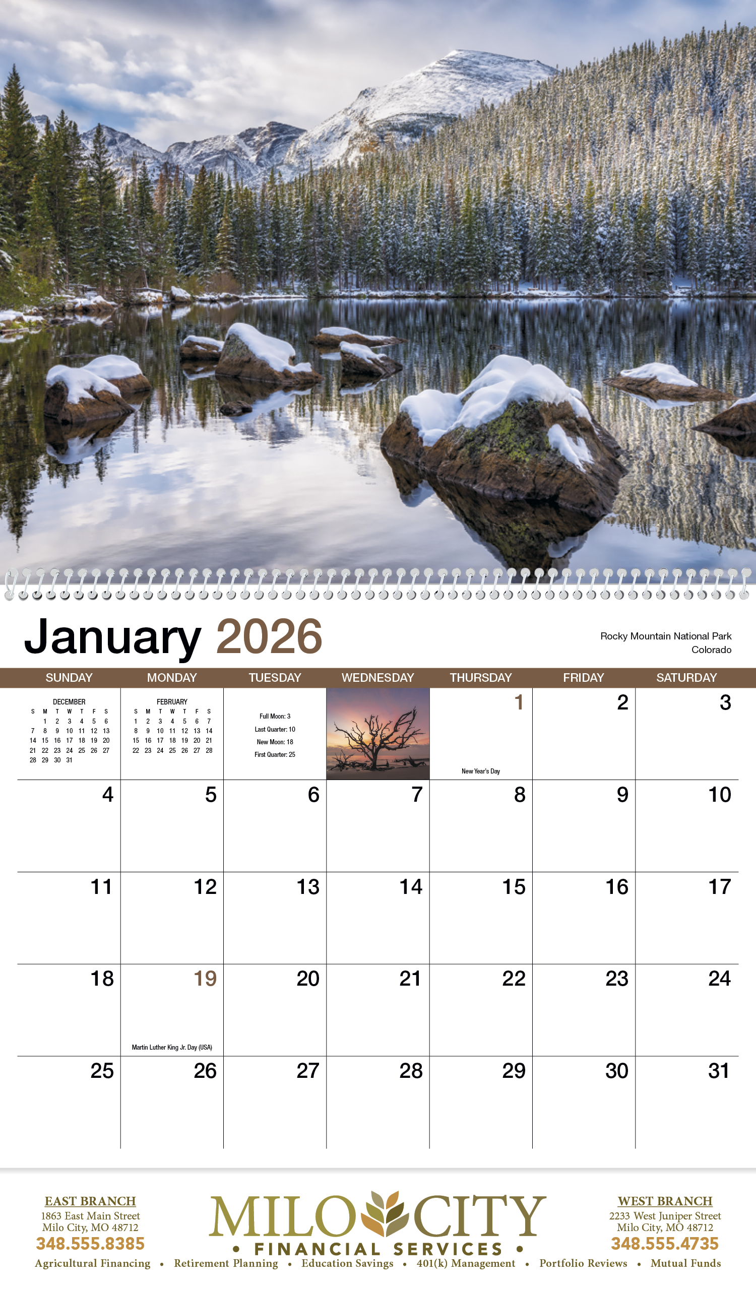 HotLine® Products Scenic America® Appointment Calendar - Spiral 34