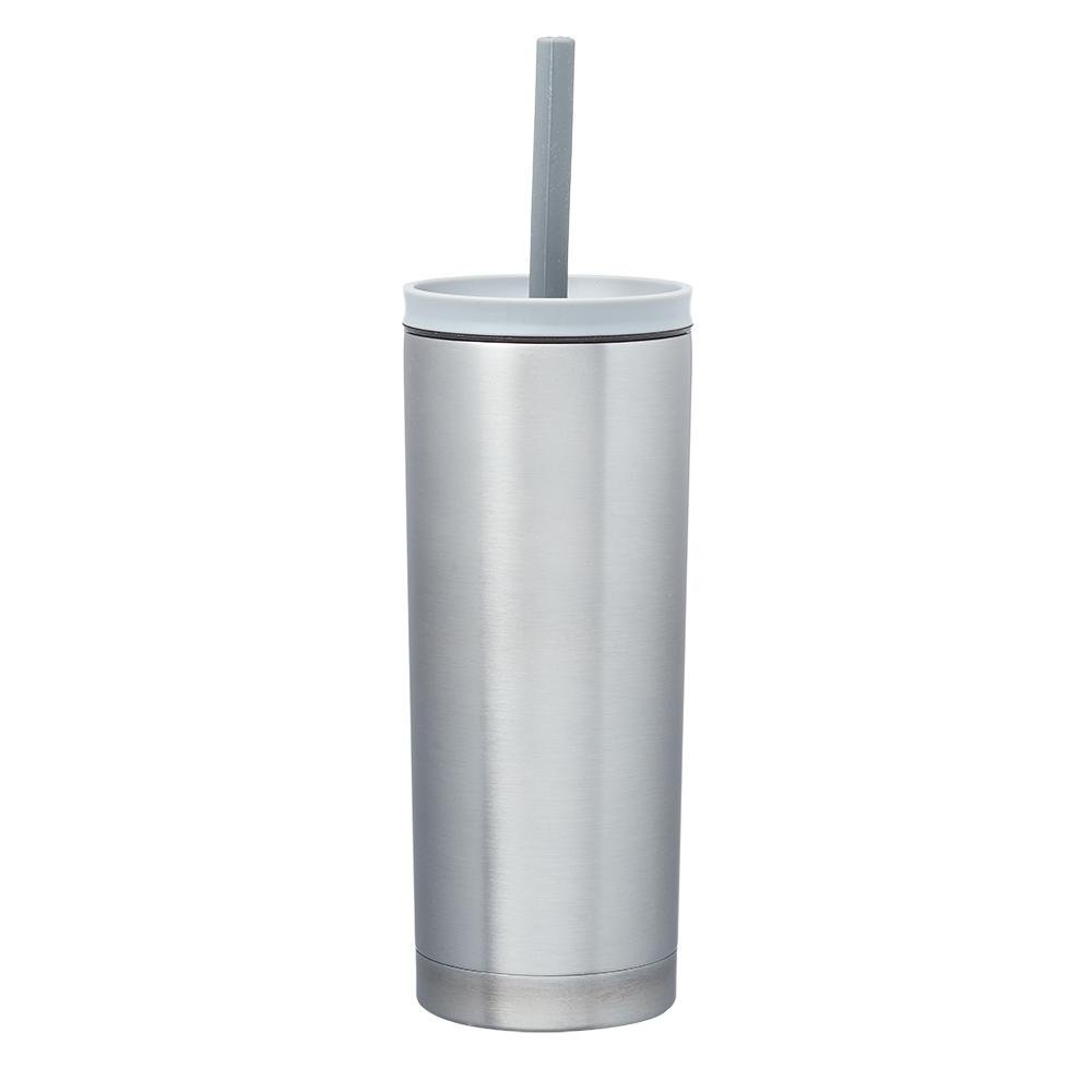 19 oz. Stainless Steel Mug with Straw 2