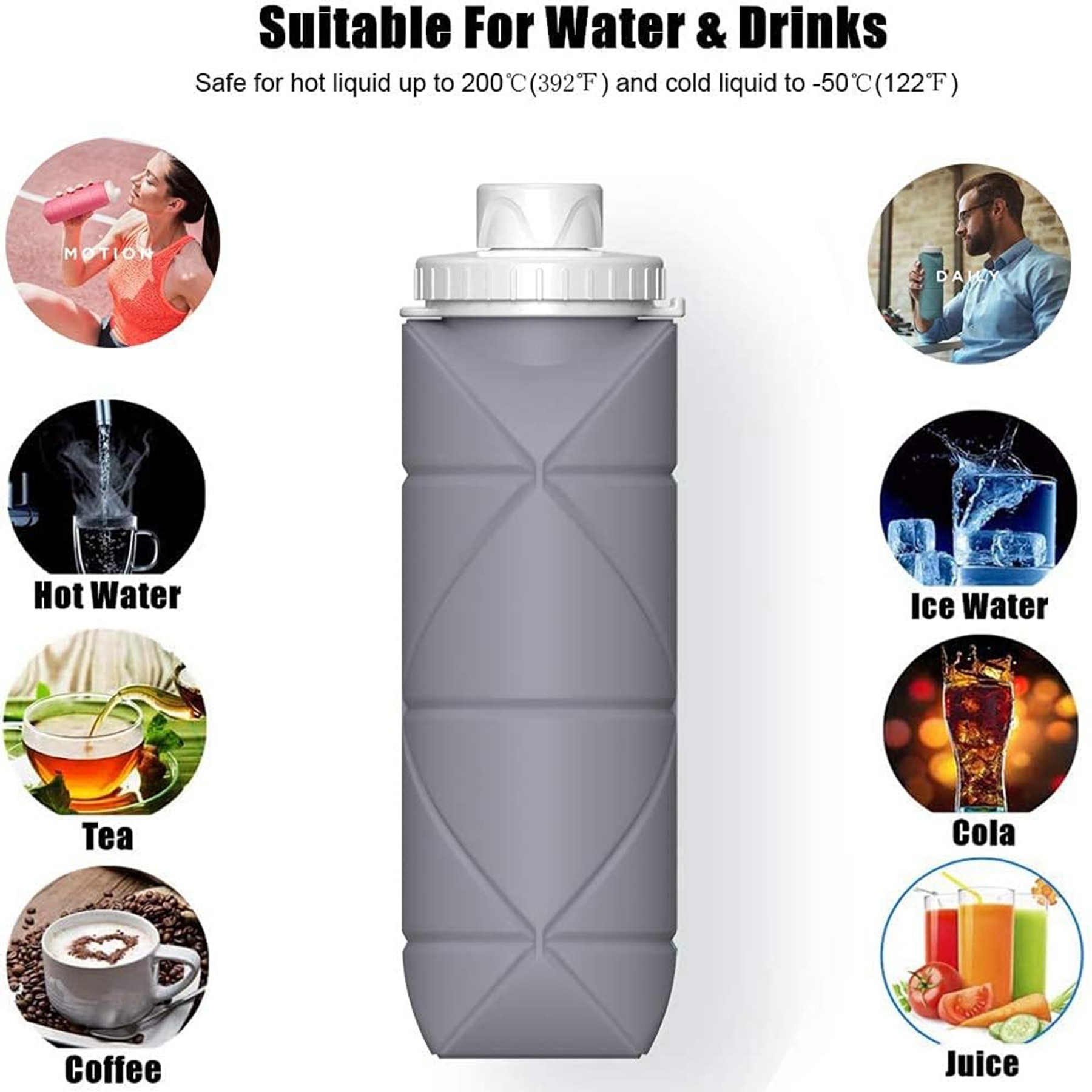 Collapsible Water Bottles Cups 4