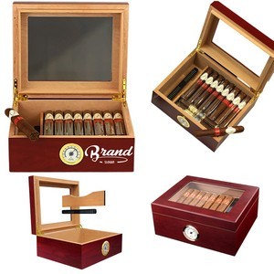 Handmade 25 To 50 Cigar Humidor Wood Case 6