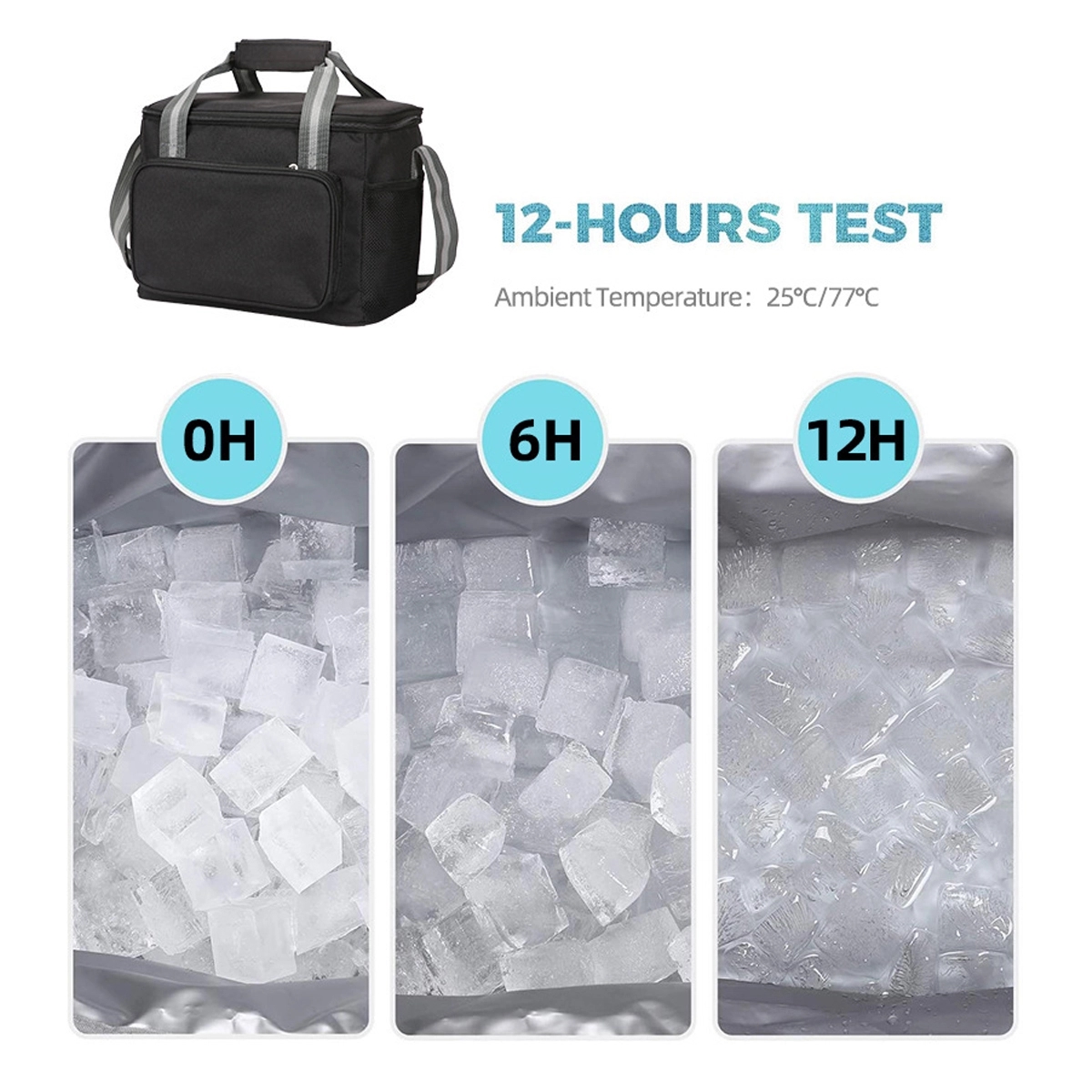 Large Leakproof Insulated Portable Cooler Bag 5