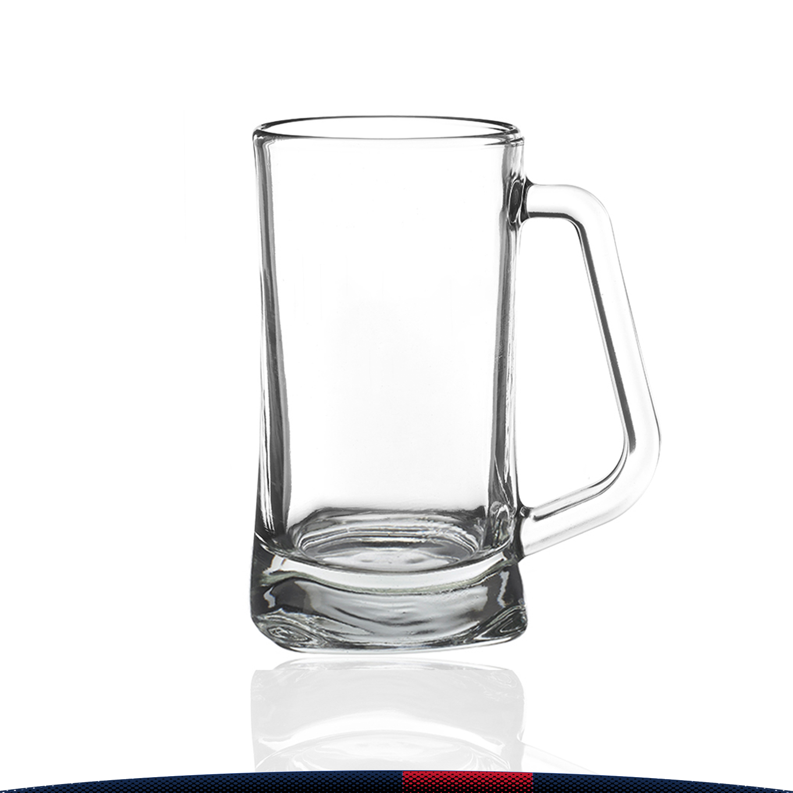 16 oz. Niro Glass Beer Mugs 6