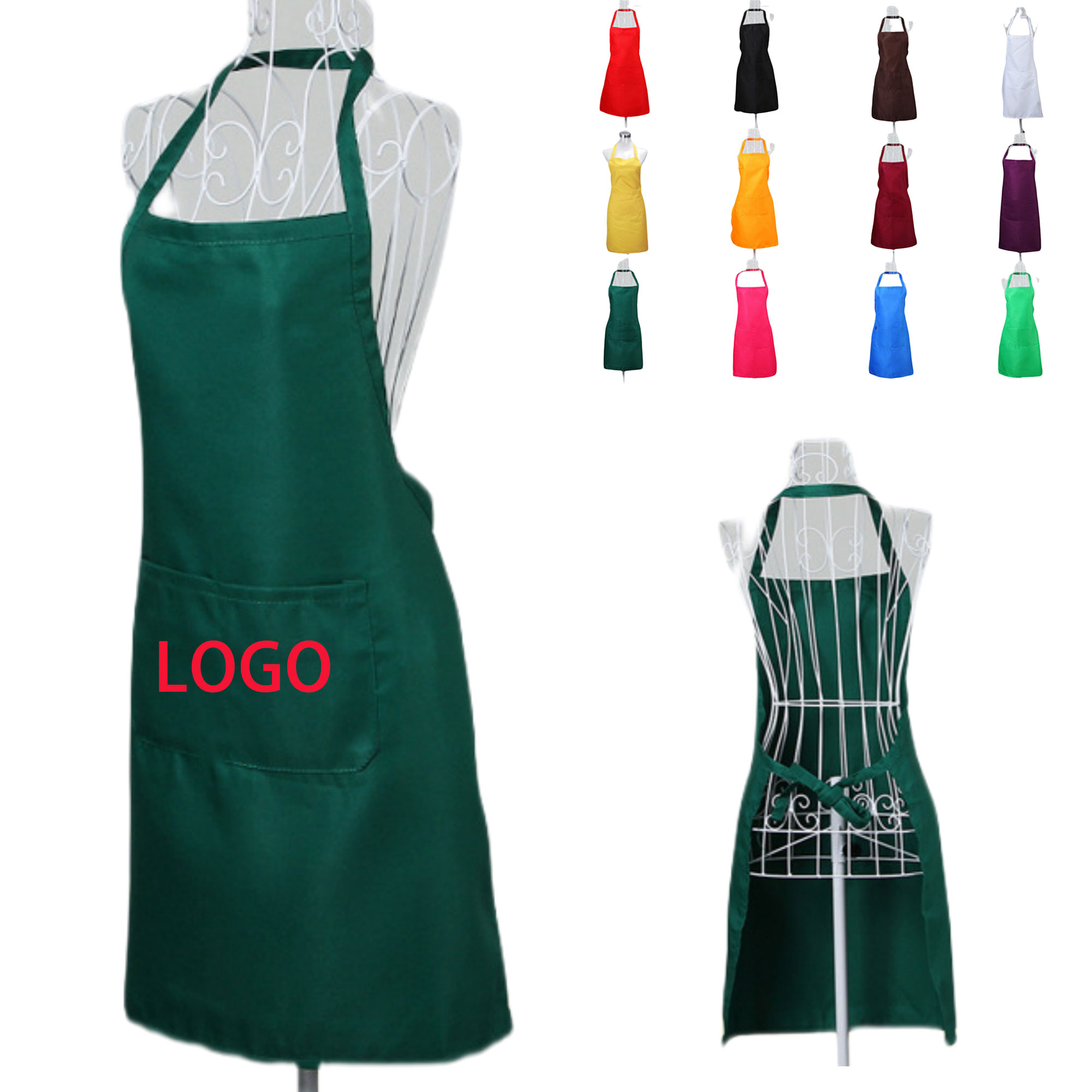 Adjustable Kitchen Apron With Pockets 6