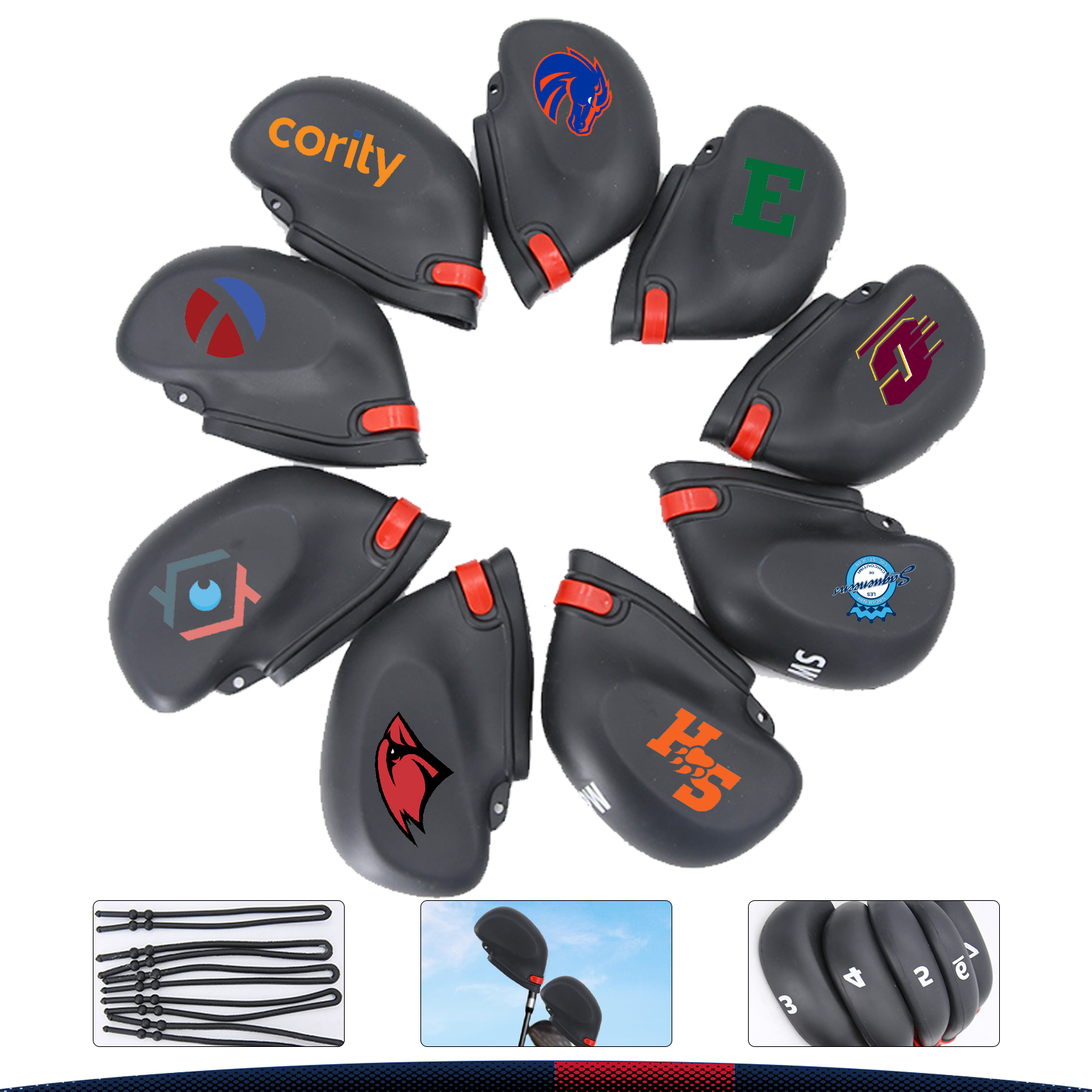 Allen Golf Club Cover Set 2