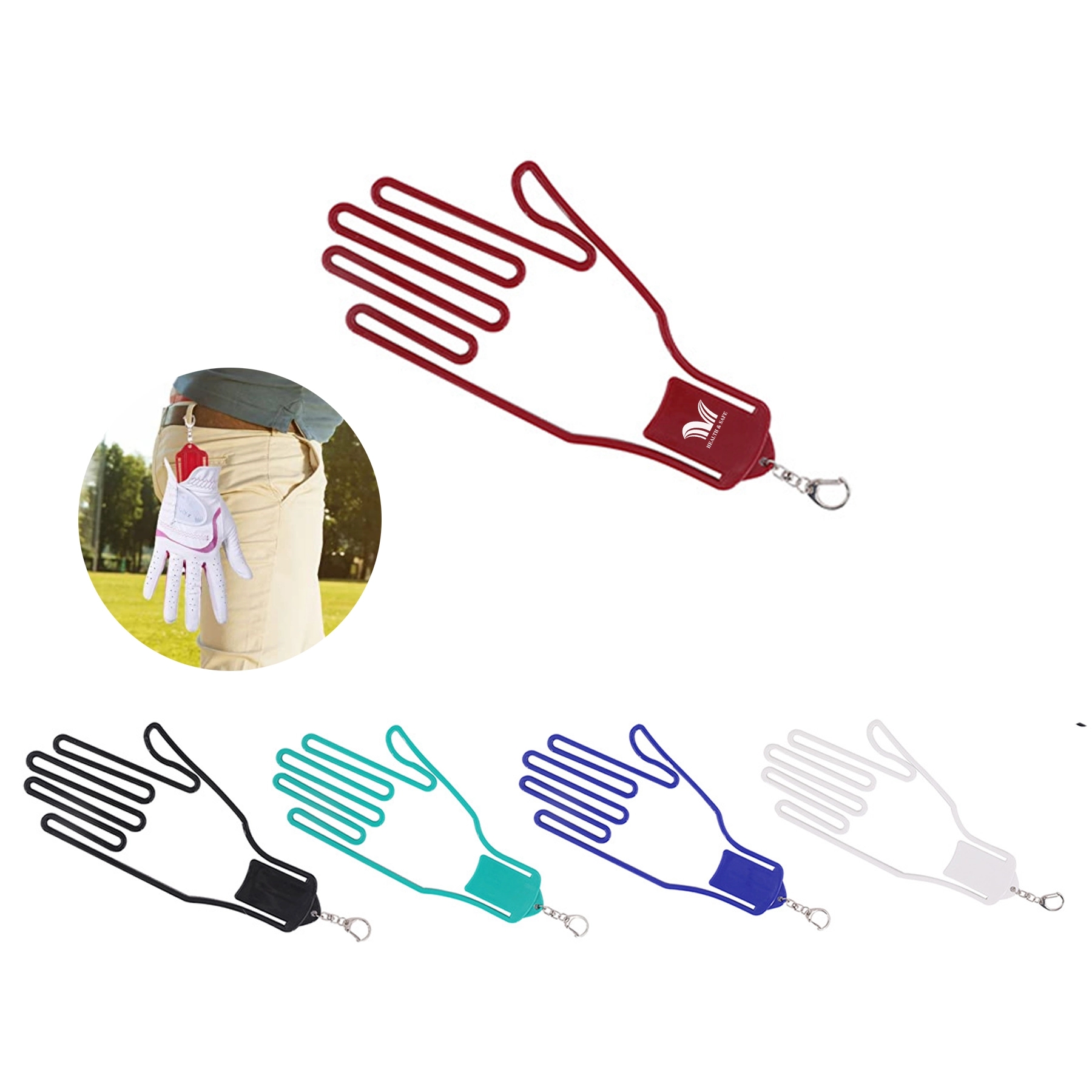 Plastic Golf Glove Keeper Holder 2