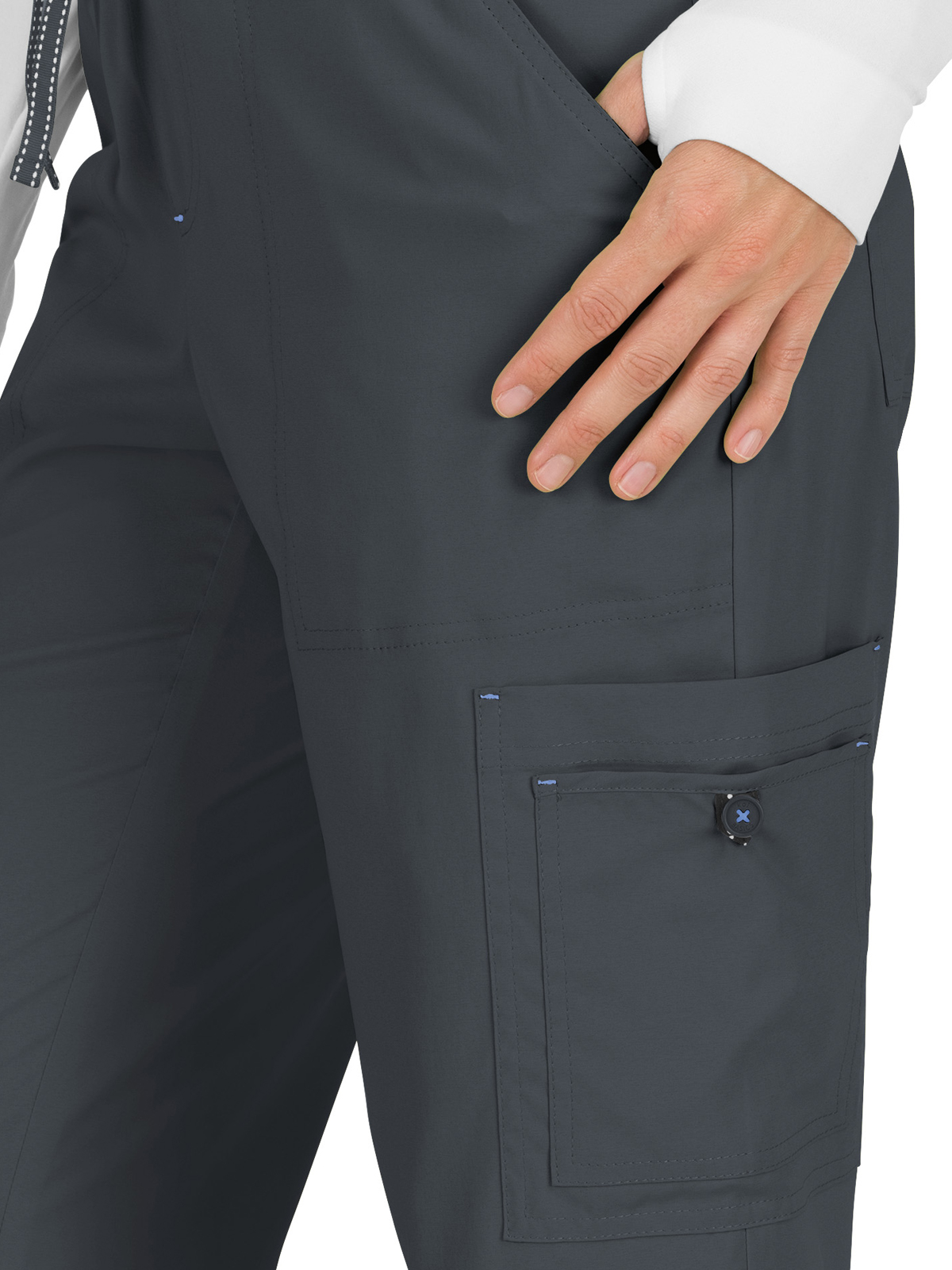 koi - Basics - Women's Eight-Pocket Stretch Cargo Holly Pant 25