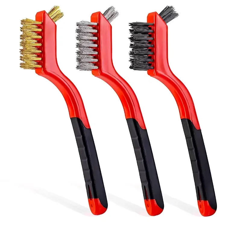 Heavy-Duty Wire Brush Set - 3 Pack for Deep Cleaning 7