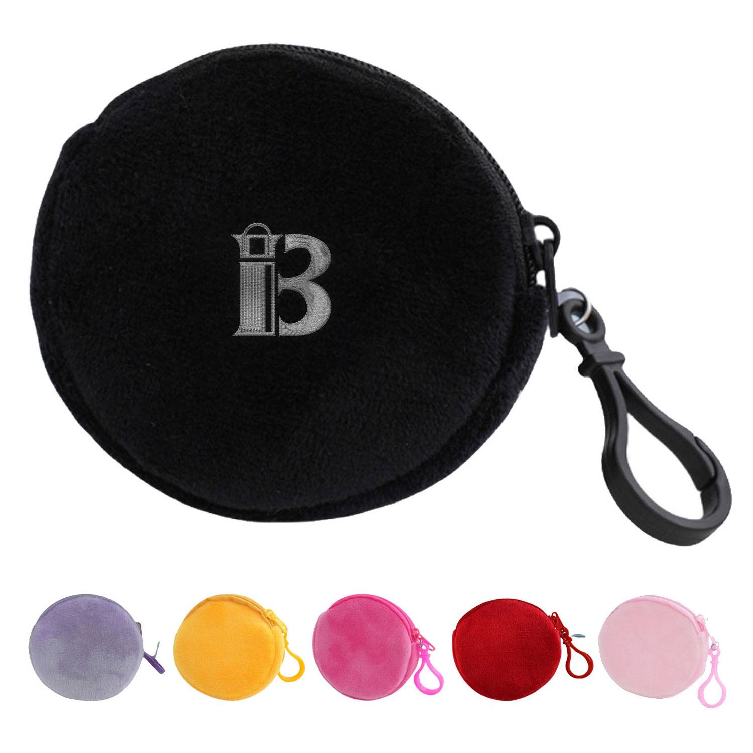 Soft Velvet Compact Mini Coin Wallet Storage Bag 1