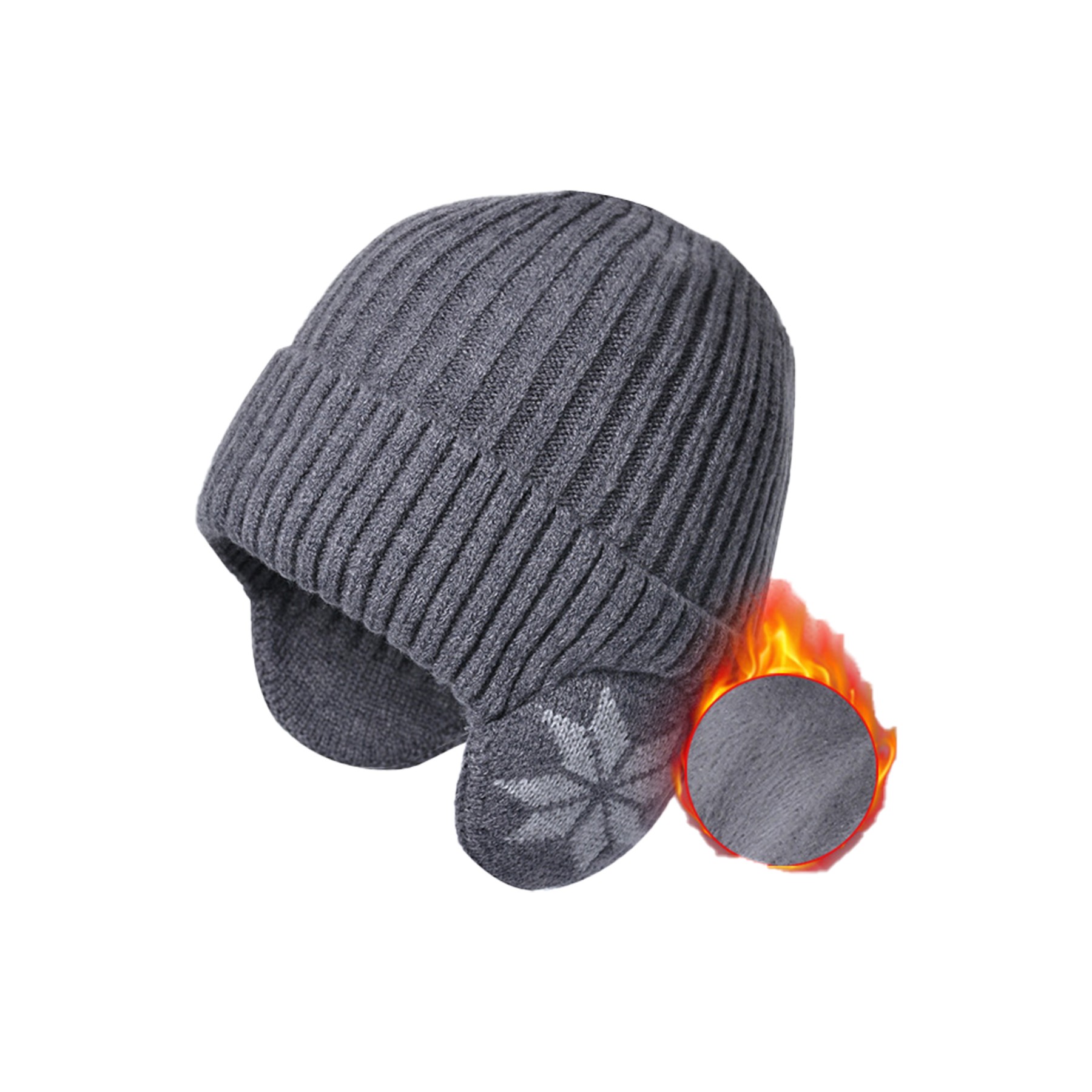 Earmuff Knitted Beanie 2