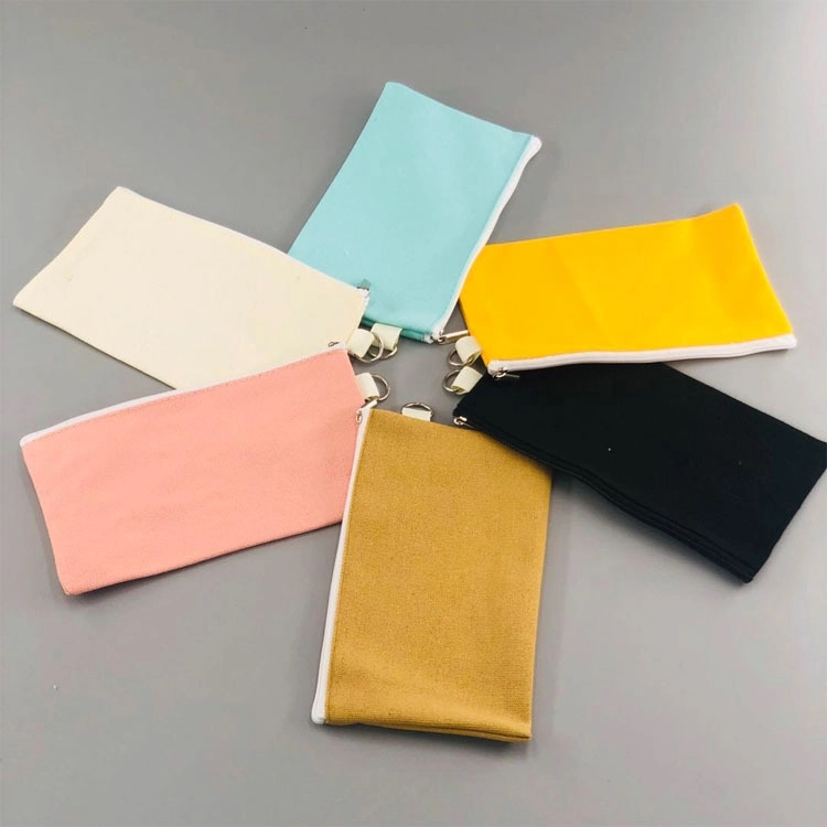 Cotton Canvas Zippered Utility Organizer Pouch 3
